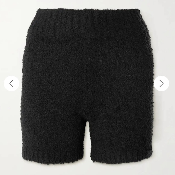 NWT SKIMS Cozy Knit Bouclé Shorts in Onyx L/XL - Picture 2 of 7